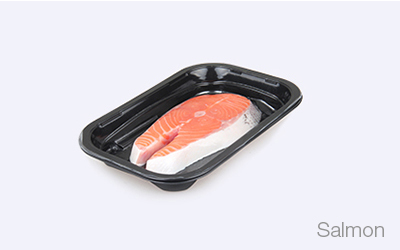 Salmon Packaging in Tray Sealers