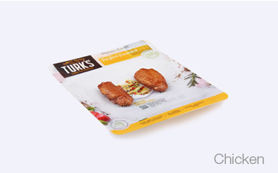 Chicken Packaging in DZL-420VSP in Thermoformers